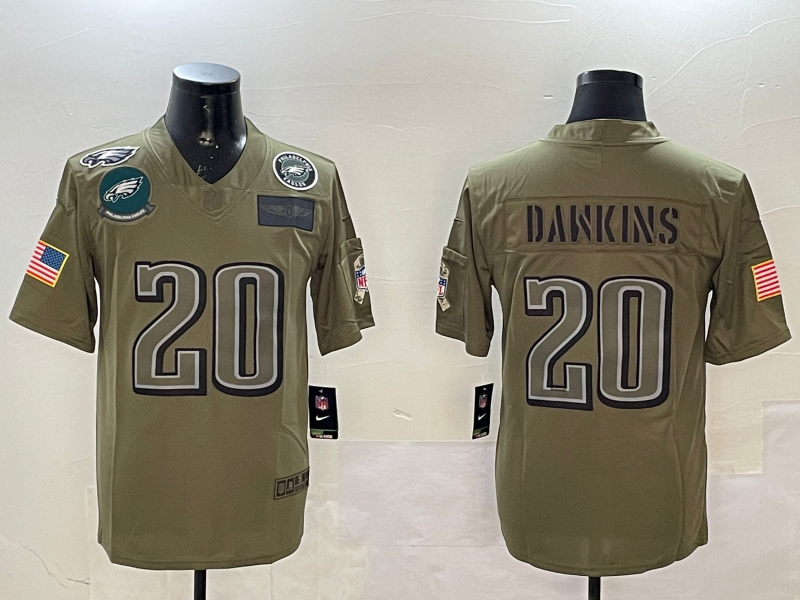 Men Philadelphia Eagles #20 Darkins green 2025 Nike NFL jersey style 113